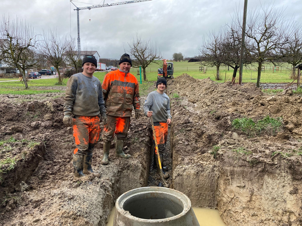 Mathys Bau Walperswil Albert Mathys und Cédric Mathys über uns