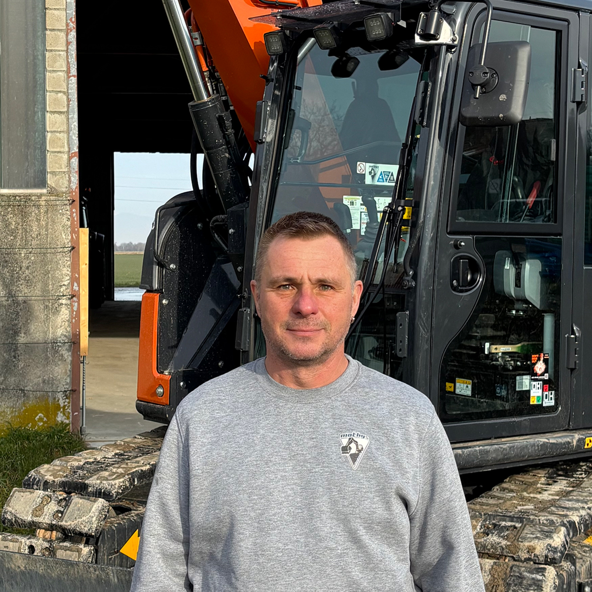 Mathys Bau Walperswil Grund- und Tiefbau Baumaschinenvermietung Grundwasserfassung Kommunalarbeiten Baufirma Bauprojekt Berner Seeland Schweiz Team